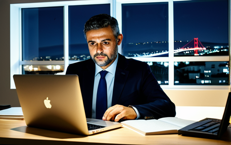 **
"A lawyer in Lisbon working late at night on a laptop, illuminated by the screen's glow, modern office with legal books visible in the background, fully clothed, appropriate attire, safe for work, perfect anatomy, natural proportions, professional photography, showcasing the integration of technology in legal practice in Portugal, family-friendly."
**