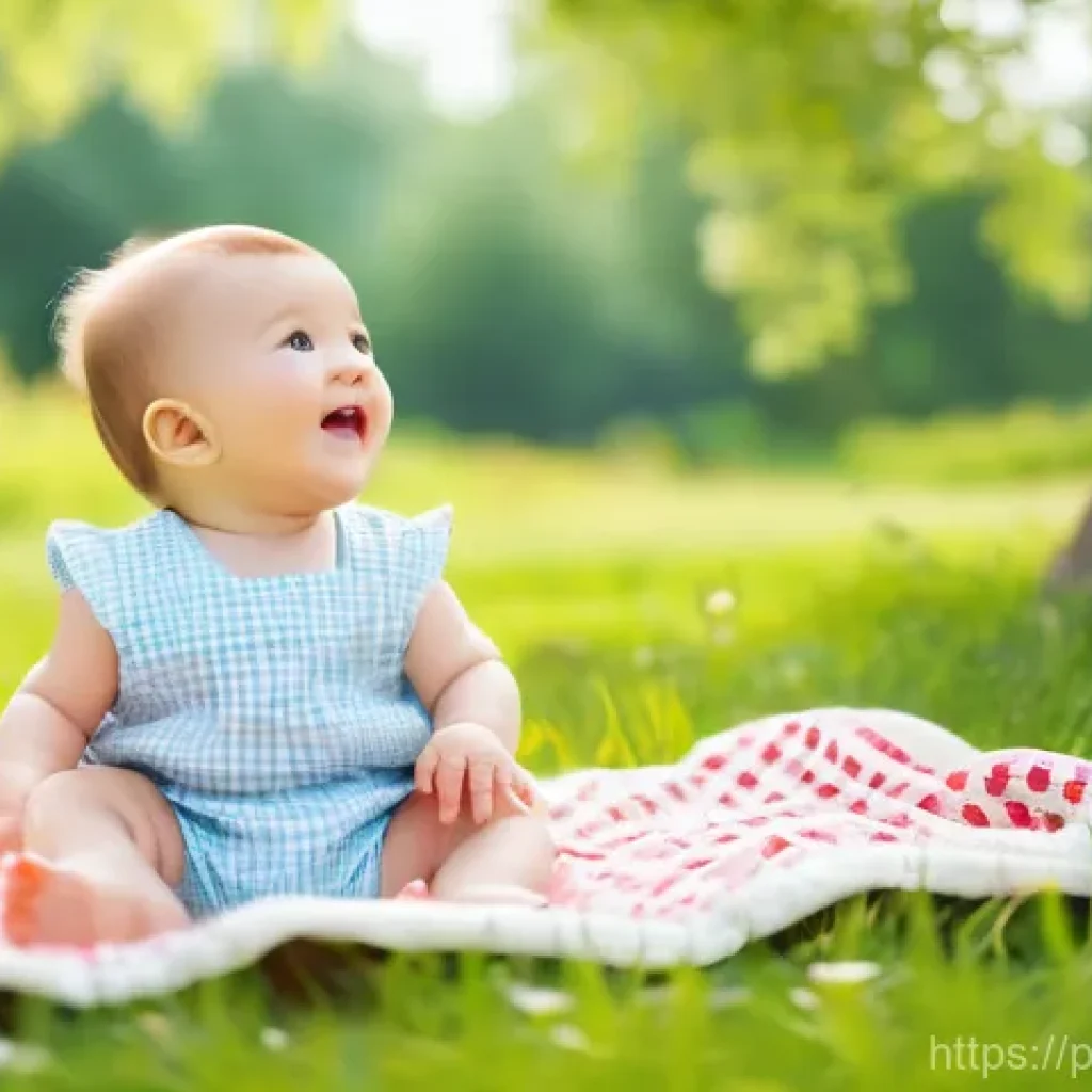 변호사로서의 업무 효율성 개선 방법 - **Prompt:** A cheerful baby (approximately 10-12 months old) happily playing on a soft, checkered pi...