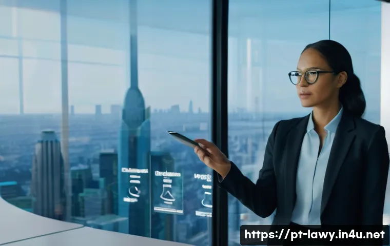 변호사와 법률 교육 프로그램 - **Prompt: The Digital-Forward Legal Strategist**
A highly professional and diverse lawyer, aged ...