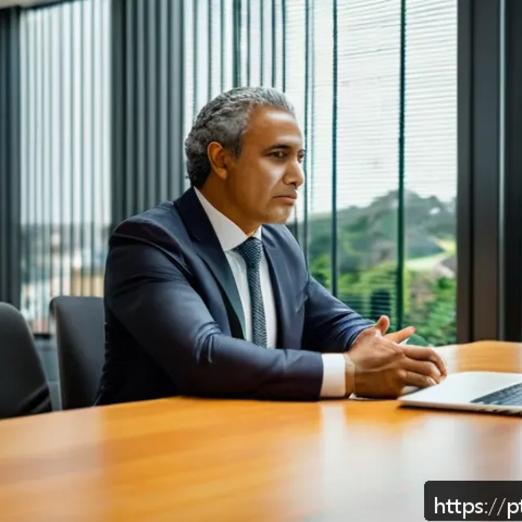 변호사와 클라이언트 커뮤니케이션 사례 - A professional Brazilian lawyer attentively listening to a middle-aged client in a modern office set...